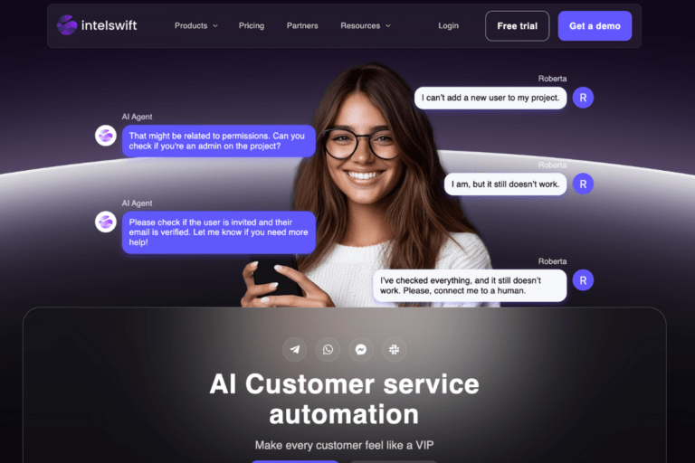 Premier Business Software Directory Names Intelswift as Best Customer Service Software #2
